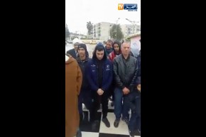 الشلف.. وقفة ترحم على ضحايا الطائرة بالشطية