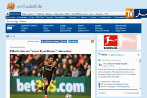 بوريسيا دورتموند يدخل دائرة المتنافسين على بن رحمة