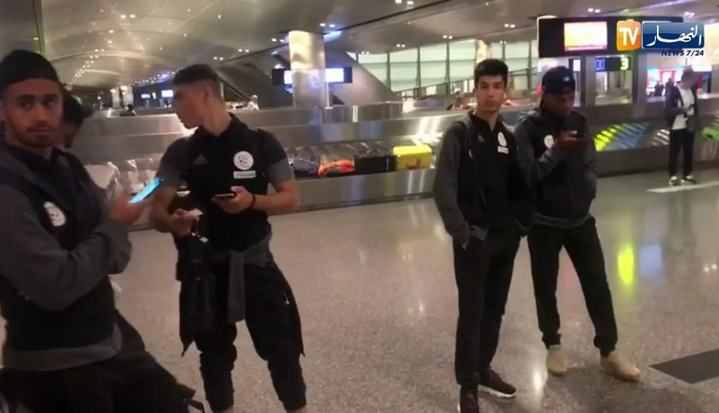 وصول المنتخب الوطني المحلي لقطر ‎