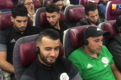 أجواء رحلة المنتخب الوطني المحلي إلى قطر