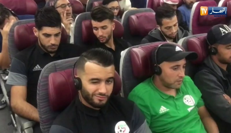 أجواء رحلة المنتخب الوطني المحلي إلى قطر