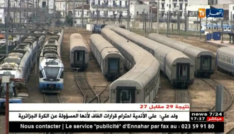 توقف حركة سير القطارات على مستوى محطة الجزائر بسبب حادث سير بمحول السكك