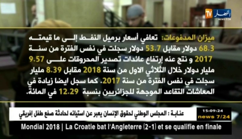 بنك الجزائر..الحصيلة المالية للجزائر خلال الثلاثي الأول لسنة 2018