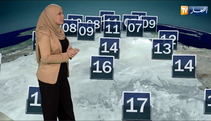 أجواء غائمة وممطرة على المناطق الداخلية/ حالة الطقس ليوم الأربعاء 03 أفريل 2019