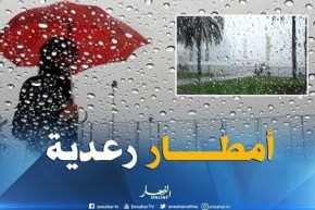 الأرصاد الجوية تحذر من تساقط أمطار رعدية على ولاية النعامة