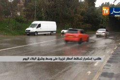 طقس: إستمرار تساقط أمطار غزيرة على ولايات وسط وشرق البلاد
