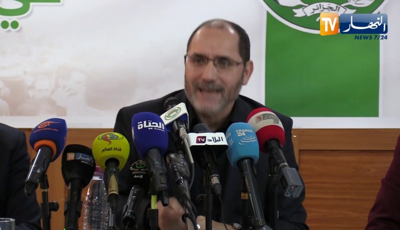 عبد الرزاق مقري: المؤسسة العسكرية هي الضامن الوحيد للإنتقال الديموقراطي ولن أتحرك دون ضمانات