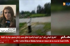 موفدة النهار إلى البليدة : ” سبب سقوط الجسر راجع لإرتفاع مستوى منسوب مياه الواد !”