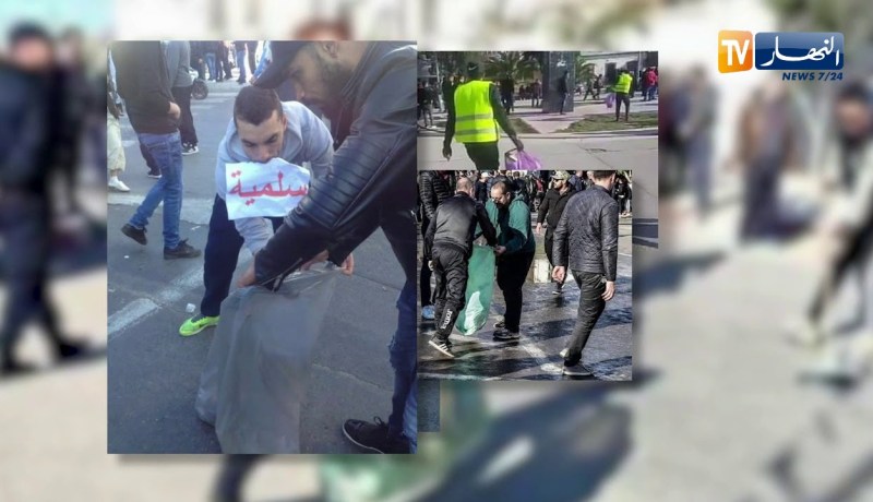 مجتمع: بسلوك حضاري..محتجون يقومون بحملات تنظيف بعد المسيرة السلمية