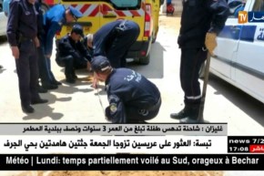 غليزان: شاحنة تدهس طفلة تبلغ من العمر 3 سنوات ونصف ببلدية المطمر