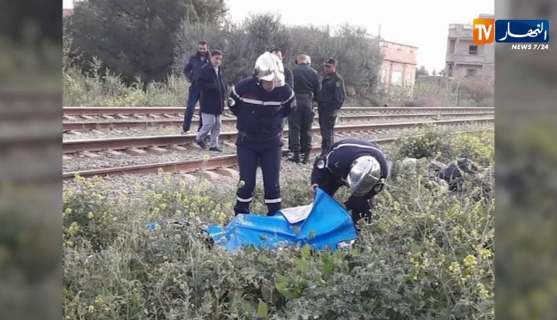 الشلف/ وفاة شيخ في حادث دهس قطار لنقل المسافرين بحي البرادعي