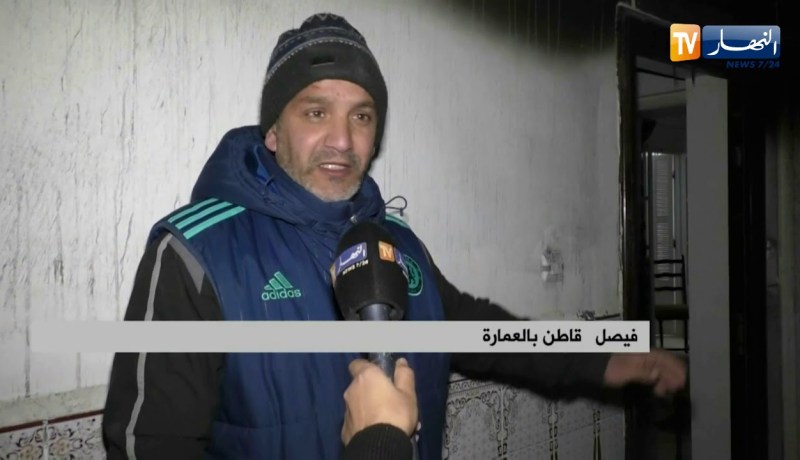 إندلاع حريق بحي سليماني 264 مسكن بالكاليتوس