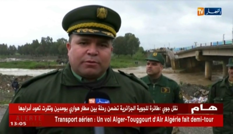 الرائد مولاي خوجة : ” لم نسجّل أيّ خسائر بشرية إثر سقوط الجسر..!! “