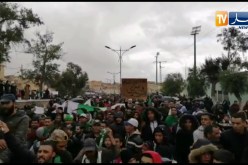 بوسعادة: خروج عدد كبير من المواطنين اليوم وسط الأمطار مسيرة شعبية