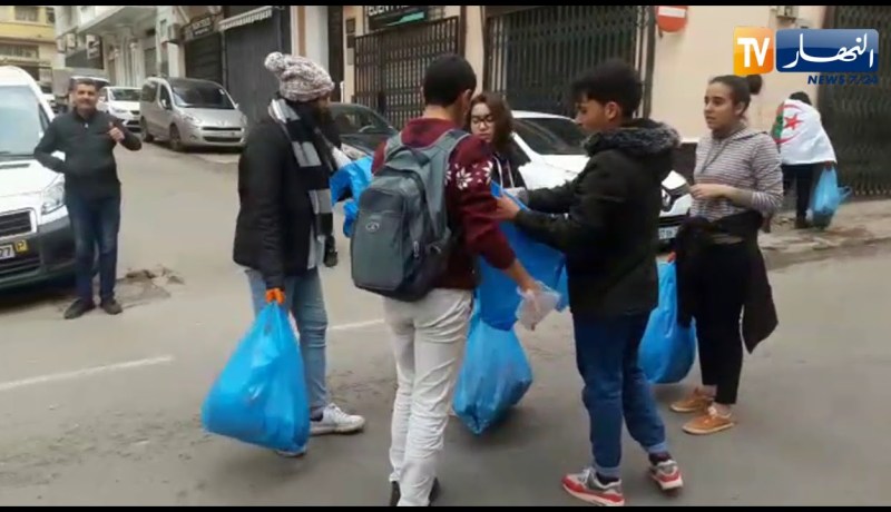 حملات تنظيف واسعة بعد المسيرات السلمية عبر مختلف ولايات الوطن