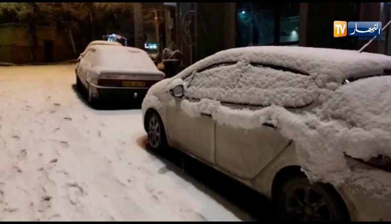 شاهد…هكذا هي سطيف بعد التساقط الكثيف للثلوج