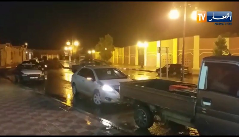 تساقط أمطار غزيرة بولاية تمنراست