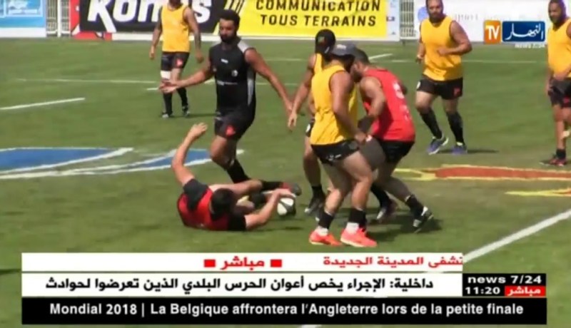 المنتخب الوطني للريغبي يجري آخر حصة تدريبية قبل مواجهة نظيره الإيفواري