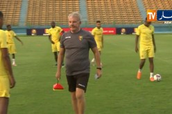 الحصة التدريبية الأخيرة للمنتخب الغيني قبل مواجهة الجزائر في ثمن النهائي