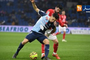 زين الدين فرحات ممر حاسم و يطرد بالبطاقة الحمراء مع لوهافر