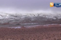 النعامة : جبل عيسى ببلدية العين الصفراء يكتسي الحلة البيضاء