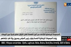 المجموعة البرلمانية للإتحاد من أجل النهضة تعلن اغتيال عضو بلدية عين البيضاء