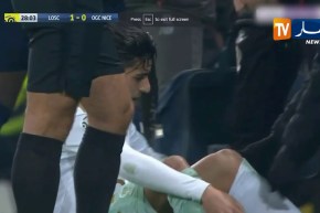 يوسف عطال يصاب على مستوى العضلة الخلفية للفخذ في مباراة نيس أمام ليل