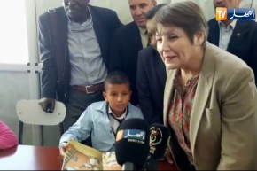 بن غبريت تتفقد  مدرسة بودة بوزيان ببلدية سيدي لحسن بولاية سيدي بلعباس