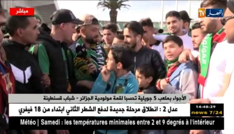 موفد النهار إلى ملعب 5 جويلية لرصد أجواء مباراة مولودية الجزائر و شباب قسنطينة