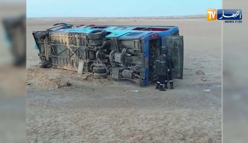 الوادي: وفاة 9 أشخاص و إصابة 31 آخرين في 3 حوادث مرور خلال 24 ساعة