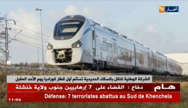 الشركة الوطنية للنقل بالسكك الحديدية تستلم أول قطار كوراديا يوم الأحد المقبل