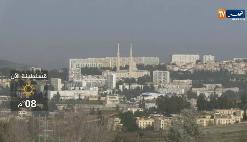 أحوال الطقس/ أجواء ربيعية على أغلب المناطق الشمالية مع إستمرار إنتشار الجليد على المرتفعات الداخلية