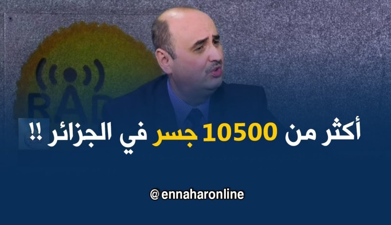 مستشار بوزارة الأشغال العمومية والنقل: ” عندنا أكثر من 10500 جسر في الجزائر ..!!”