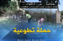 بجاية : تنظيف مدرسة إجتاحتها الأمطار بسواعد متطوعين