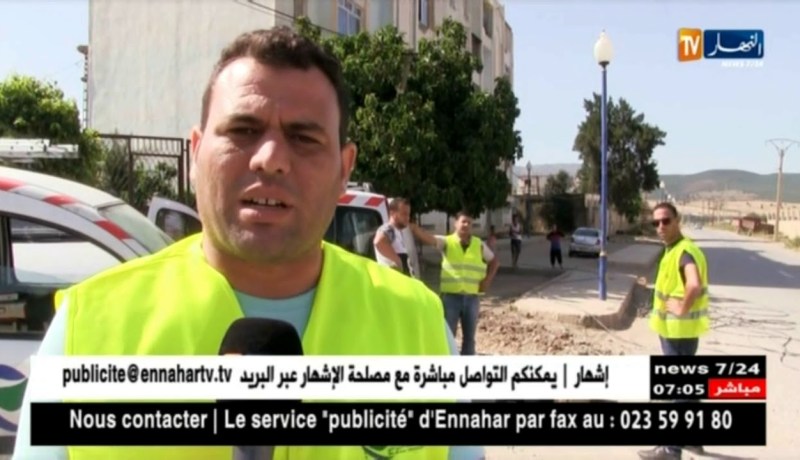 قالمة: النهار ترافق الفريق التقني لإتصالات الجزائر في عملية ربط الألياف البصرية