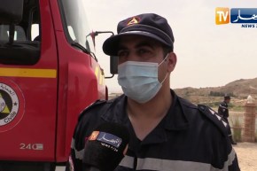 تمرين تطبيقي لمصالح الحماية المدنية بسد قرقار حول التدخل في حالات الغرق