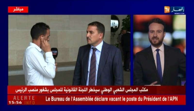 العيد بيبي: “قرار شغور منصب الرئيس سيحال إلى لجنة الشؤون القانونية للنظر فيه”