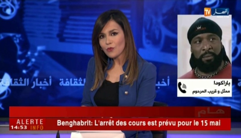 “براكودا” يتأثّر بوفاة الهوّاري ويبكي على المباشر ..!!