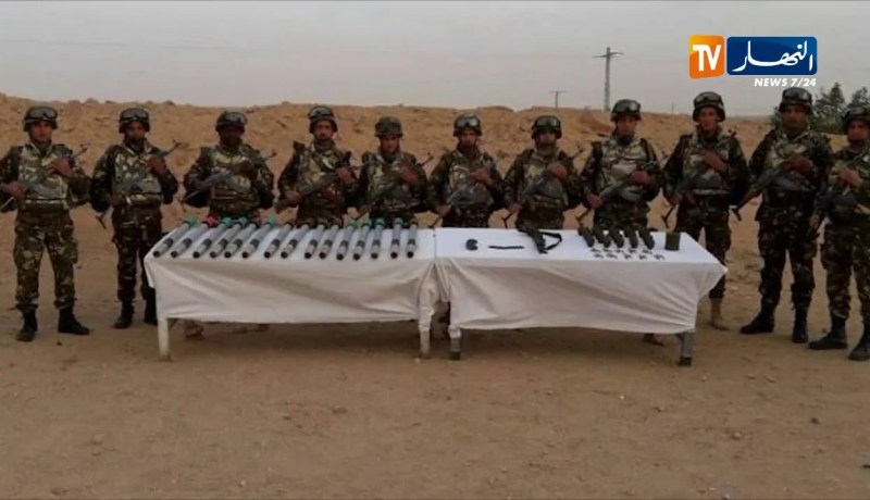 دفاع: كشف مخبأ للأسلحة والذخيرة ببرج باجي مختار