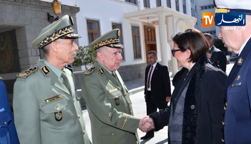 دفاع: الفريق أحمد قايد صالح يستقبل وزيرة الدفاع الإيطالية بمقر وزارة الدفاع الوطني