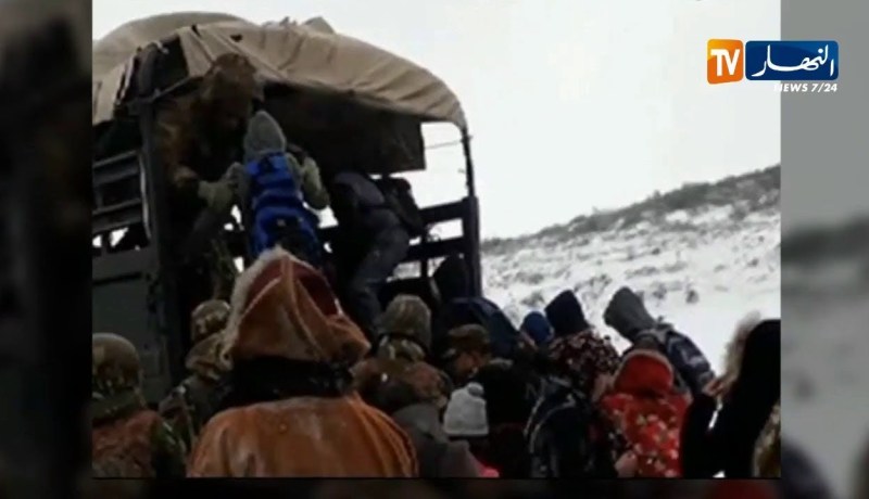 دفاع: الجيش يتدخل لنقل التلاميذ عبر شاحناته الخاصة بسبب سوء الأحوال الجوية