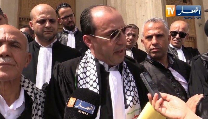 محامون ينظمون وقفة تضامنية مع فلسطين