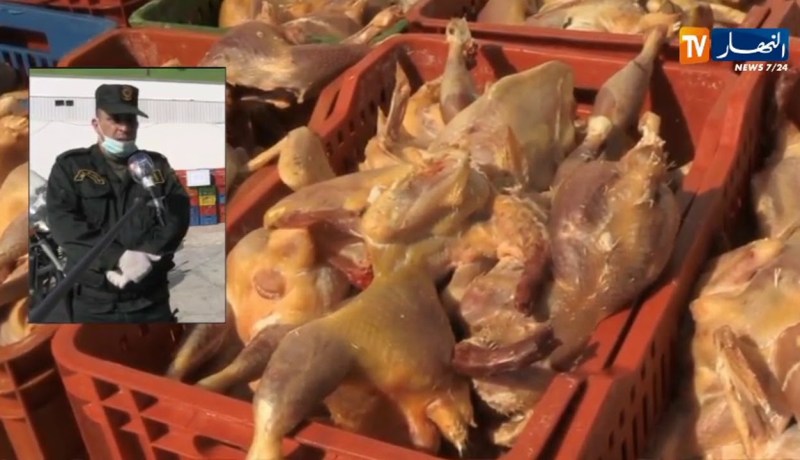 كارثة..حجز أزيد من 50 قنطار من اللحوم البيضاء الفاسدة بالبليدة