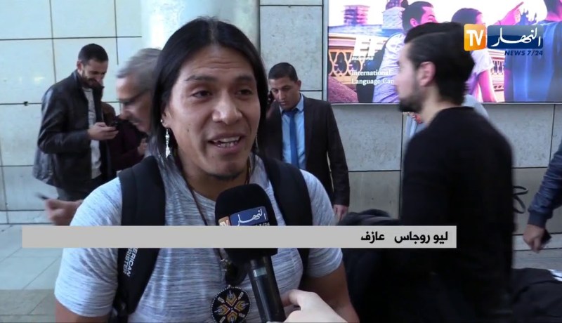 ندوة صحفية لمعاذ بوشارب وعمار غول في مقر حزب جبهة التحرير الوطني