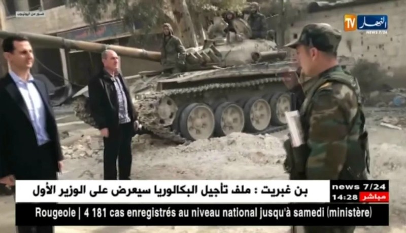 سوريا/ بشار الأسد في الغوطة الشرقية..لأول مرة منذ 2012