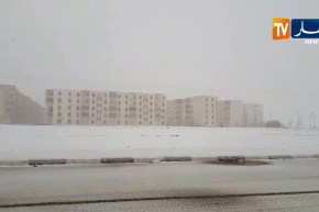 باتنة/ المشاهد الأولى لتساقط الثلوج