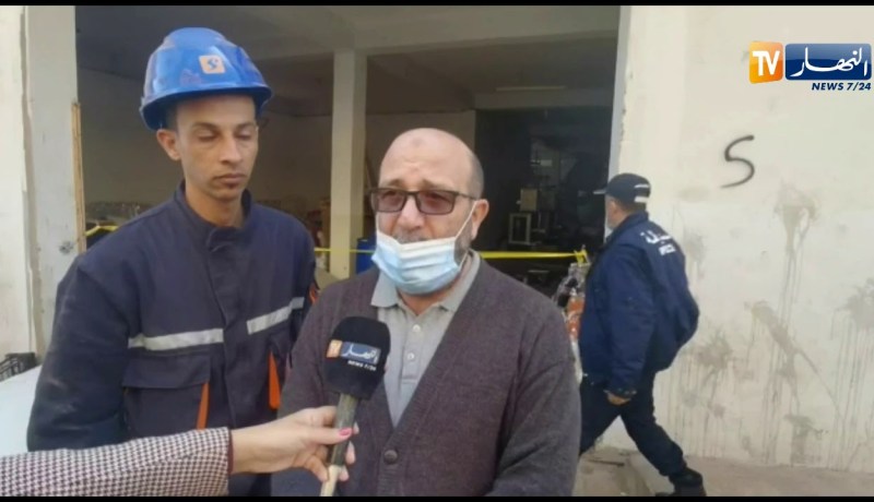 إطار بسونلغاز: تم قطغ الغاز والكهرباء مباشرة بعد حدوث الإنفجار لتفادي أي أخطار أخرى بالمجمع السكني