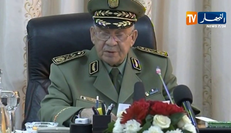 قايد صالح: حل الأزمة لا يمكن تصوره إلا بتفعيل المواد 7و8و102 من الدستور