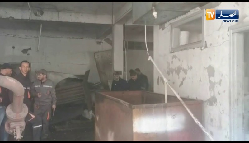 وهران: حريق مهول في مصنع لصناعة الحلوى وانفجار سخان المياه يخلف جريحين