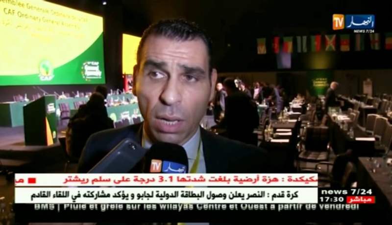 زطشي يختار بشير ولد زميرلي لتمثيل الجزائر في لجنة الطعون للكاف